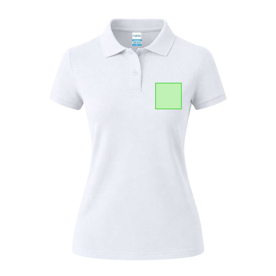 Polo Mujer Blanco Charles