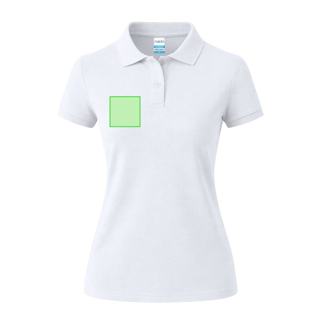 Polo Mujer Blanco Charles